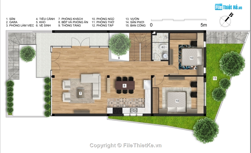 Bản vẽ nhà phố 2 tầng,revit nhà phố 2 tầng,nhà phố 2 tầng 7.58x18.13m,Bản vẽ REVIT nhà phố 2 tầng,REVIT nhà phố 2 tầng